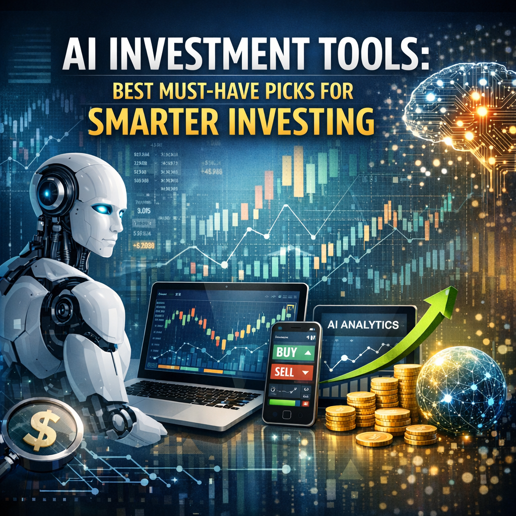 Illustration of AI Investment Tools: Best Must-Have Picks for Smarter Investing