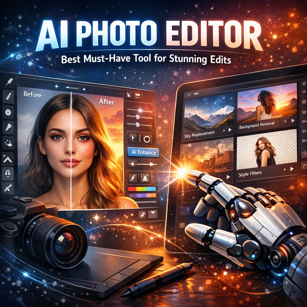 Illustration of AI Photo Editor: Best Must-Have Tool for Stunning Edits