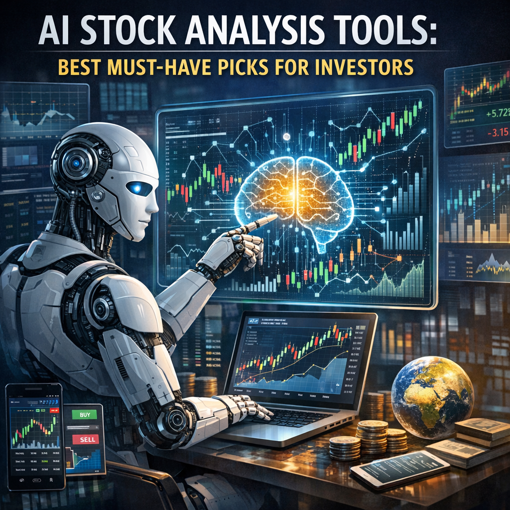 Illustration of AI Stock Analysis Tools: Best Must-Have Picks for Investors