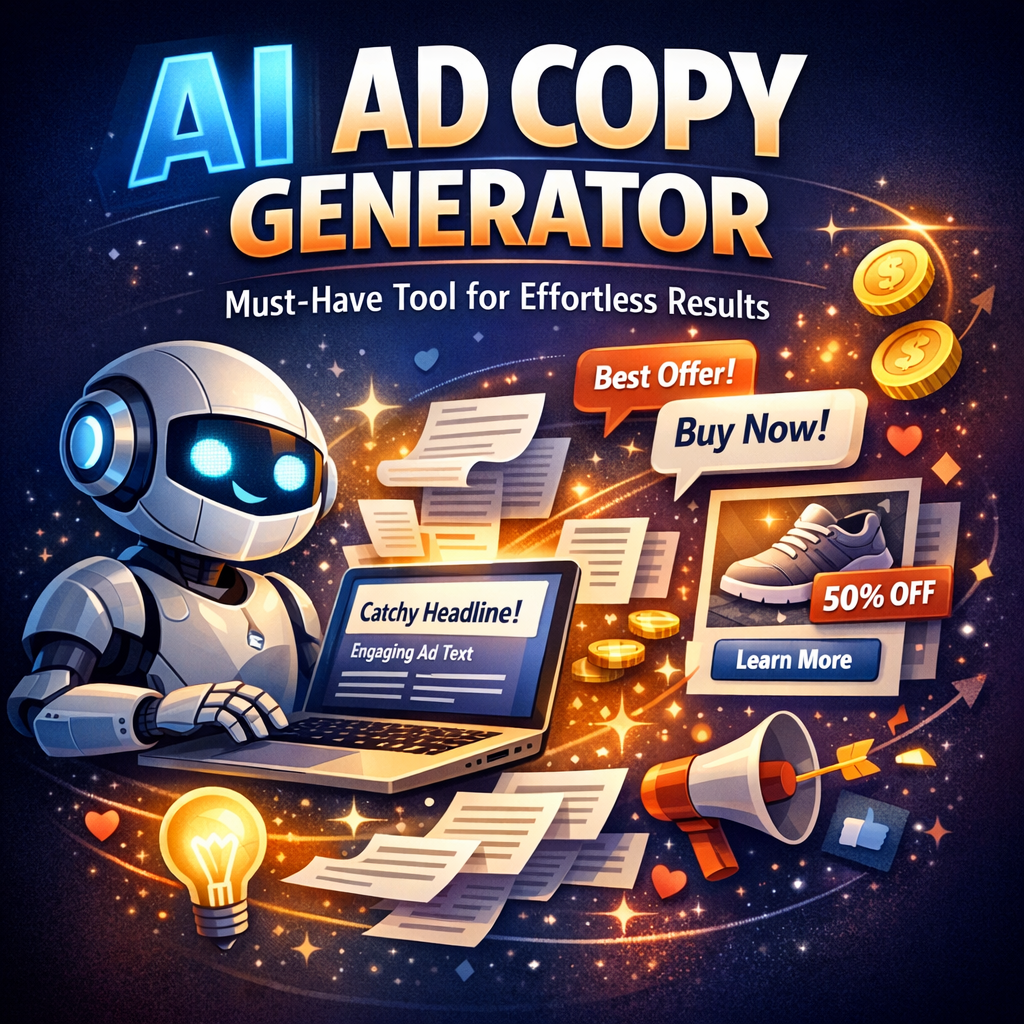 Illustration of AI Ad Copy Generator: Must-Have Tool for Effortless Results