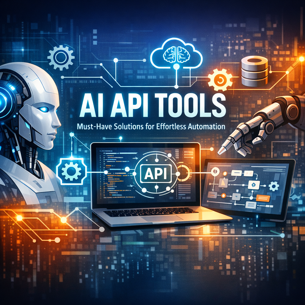 Illustration of AI API Tools: Must-Have Solutions for Effortless Automation