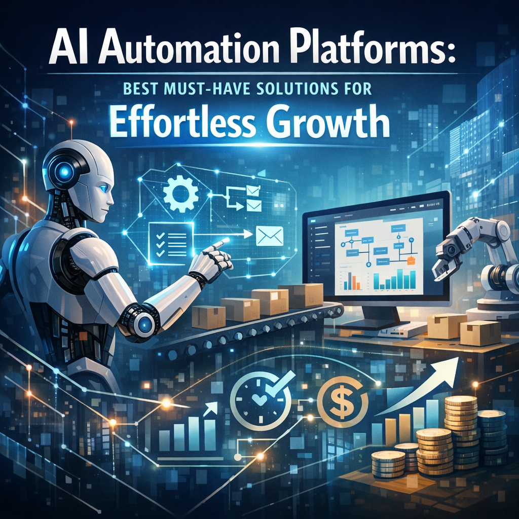 Illustration of AI Automation Platforms: Best Must-Have Solutions for Effortless Growth