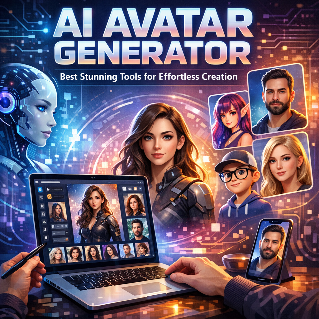 Illustration of AI Avatar Generator: Best Stunning Tools for Effortless Creation