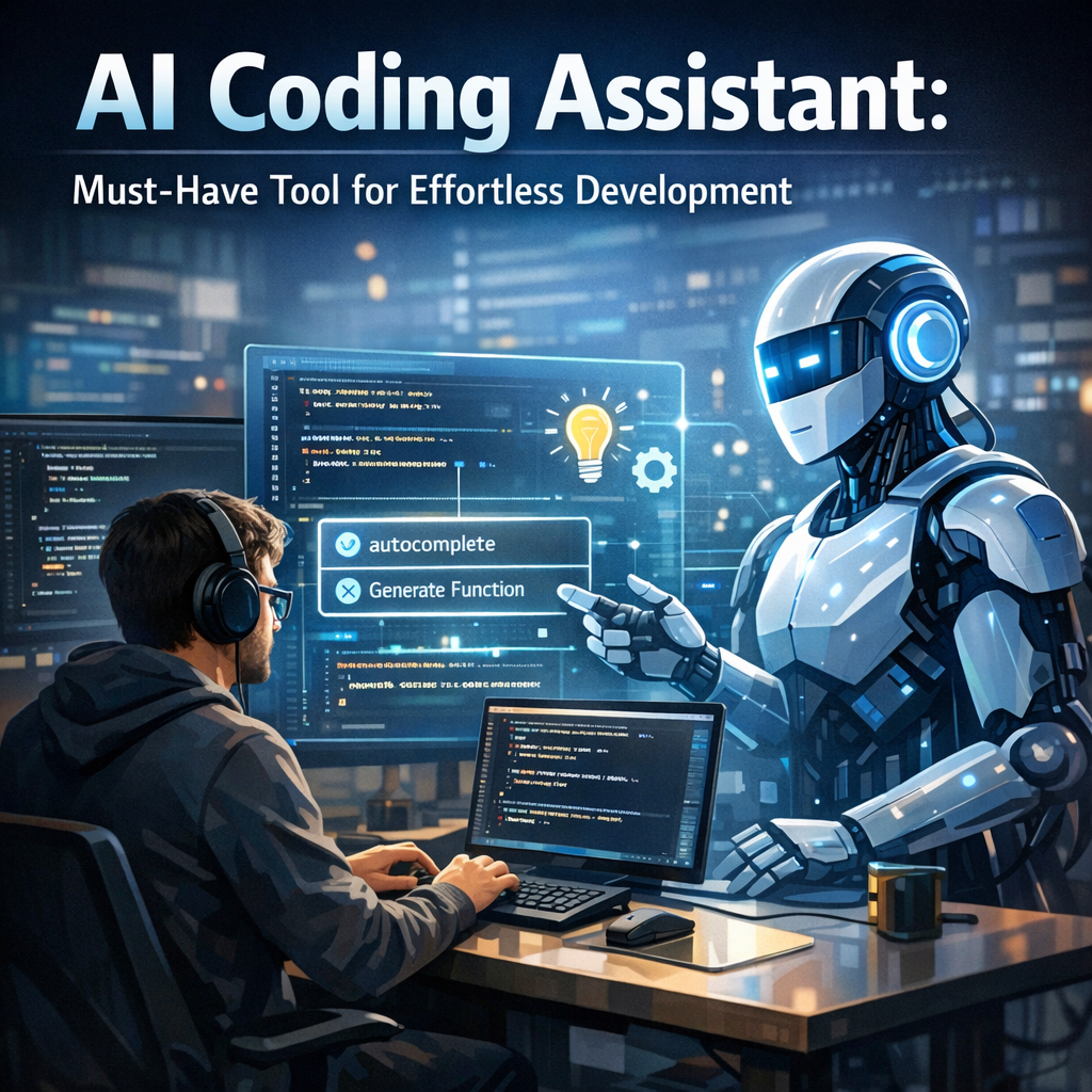 Illustration of AI Coding Assistant: Must-Have Tool for Effortless Development