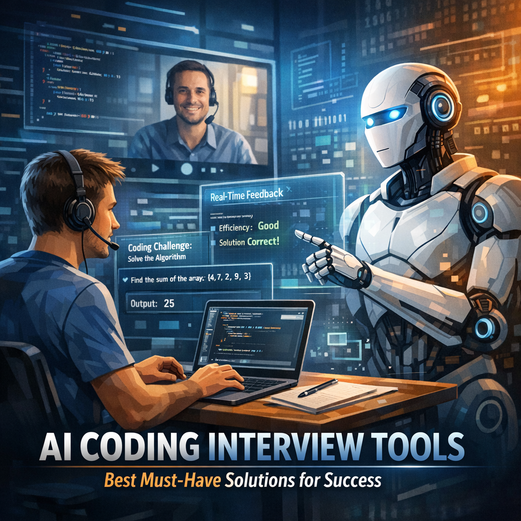 Illustration of AI Coding Interview Tools: Best Must-Have Solutions for Success