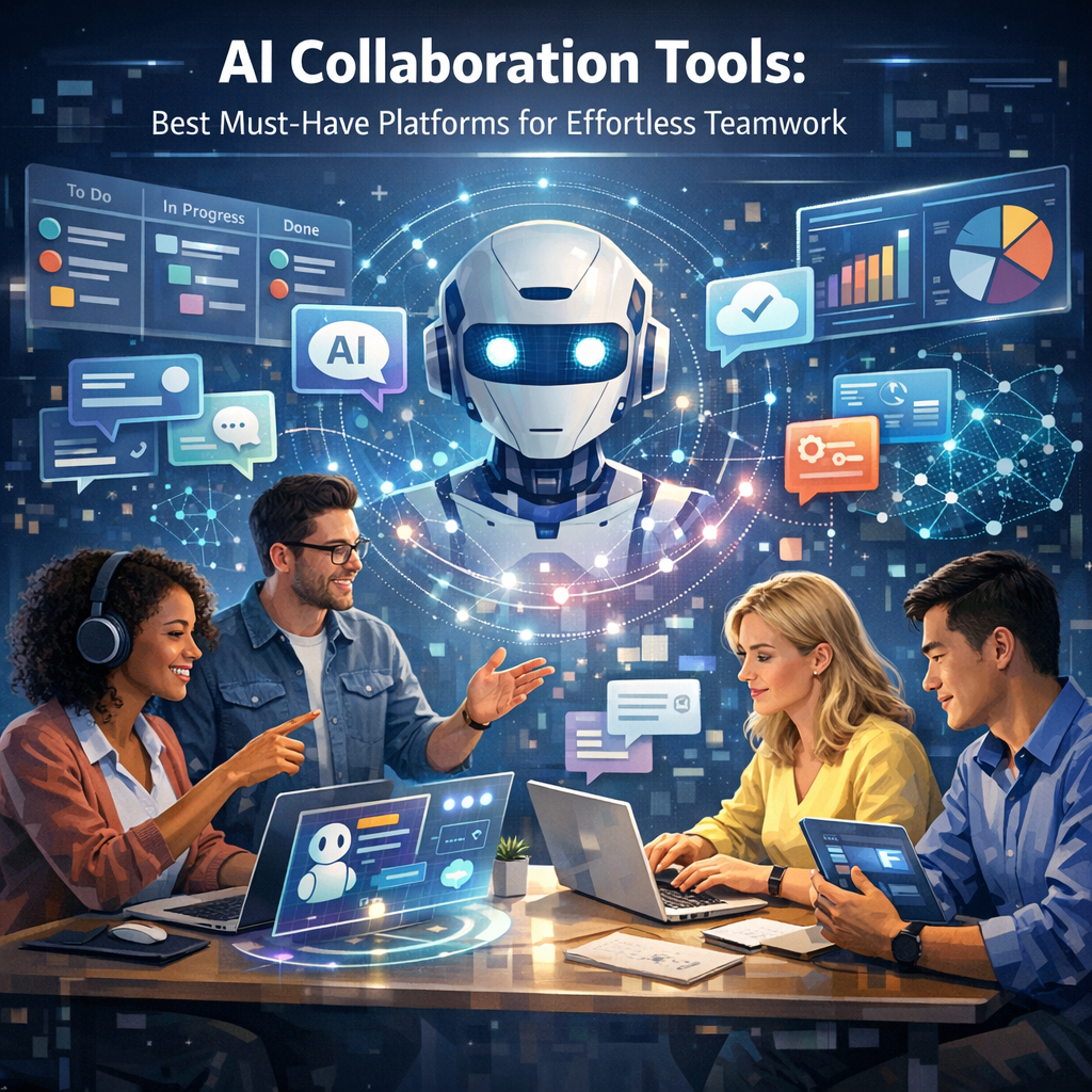 Illustration of AI Collaboration Tools: Best Must-Have Platforms for Effortless Teamwork