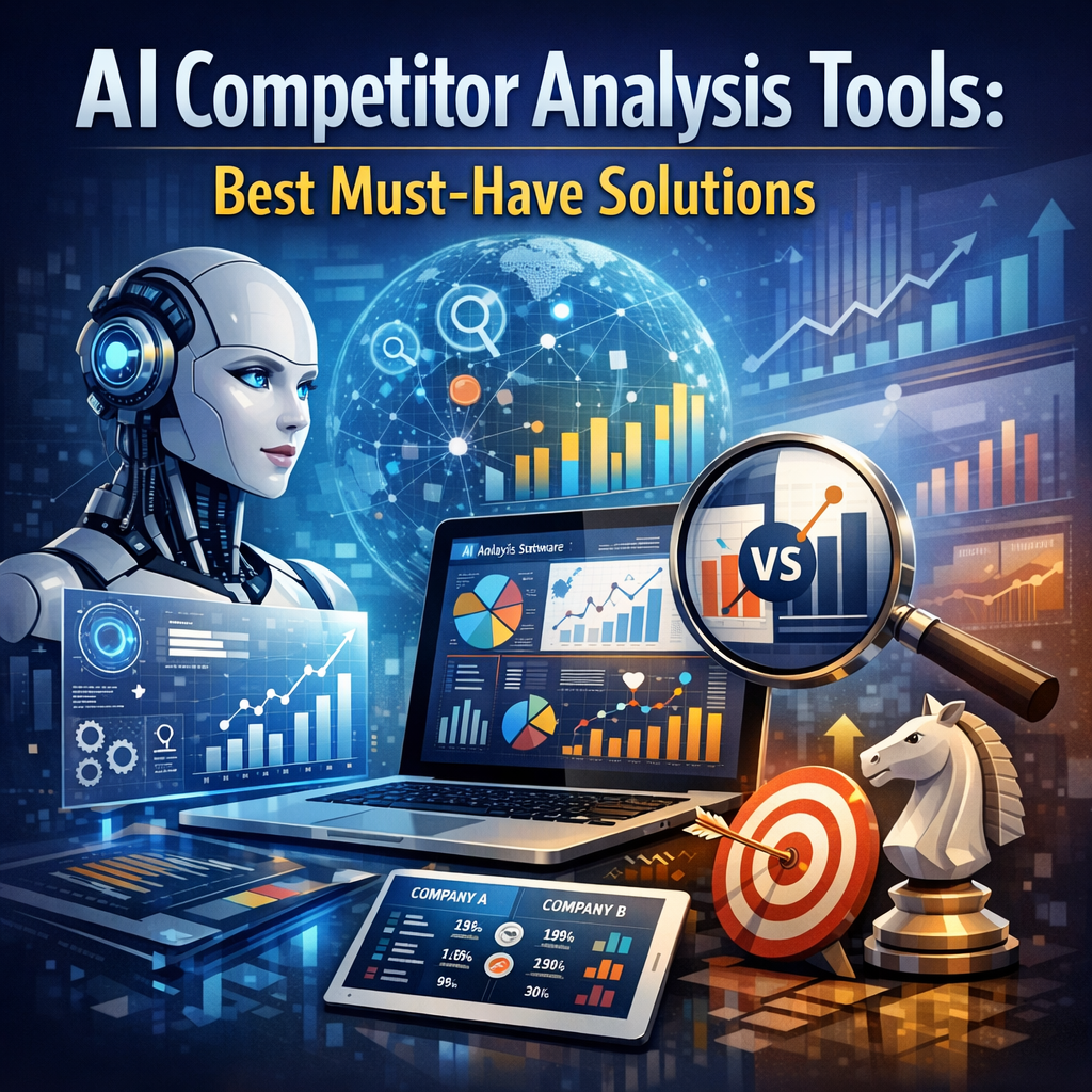 Illustration of AI Competitor Analysis Tools: Best Must-Have Solutions