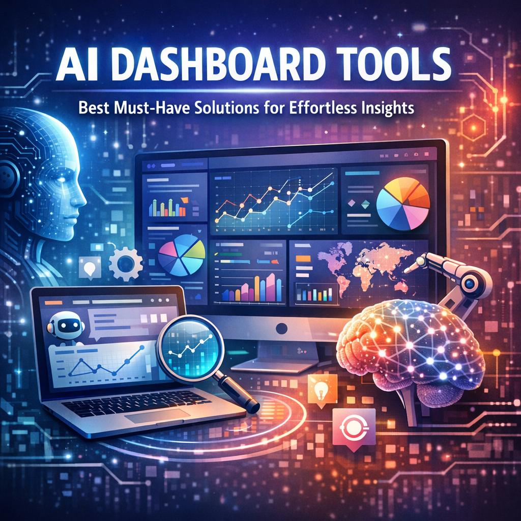 Illustration of AI Dashboard Tools: Best Must-Have Solutions for Effortless Insights