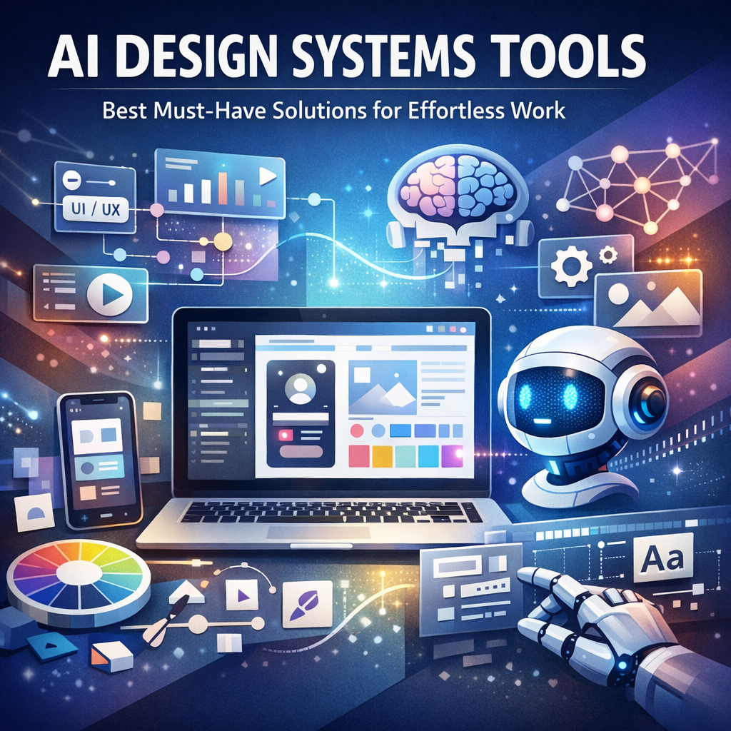 Illustration of AI Design Systems Tools: Best Must-Have Solutions for Effortless Work