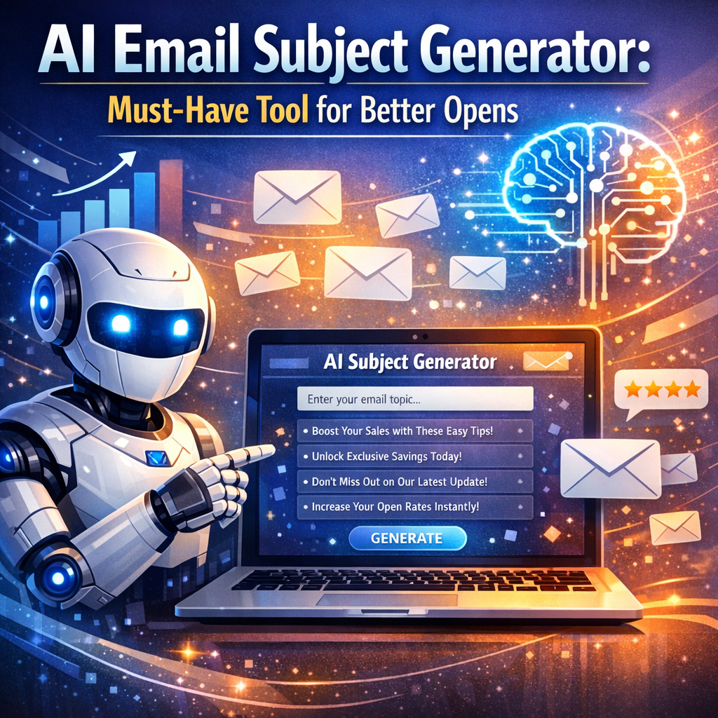 Illustration of AI Email Subject Generator: Must-Have Tool for Better Opens