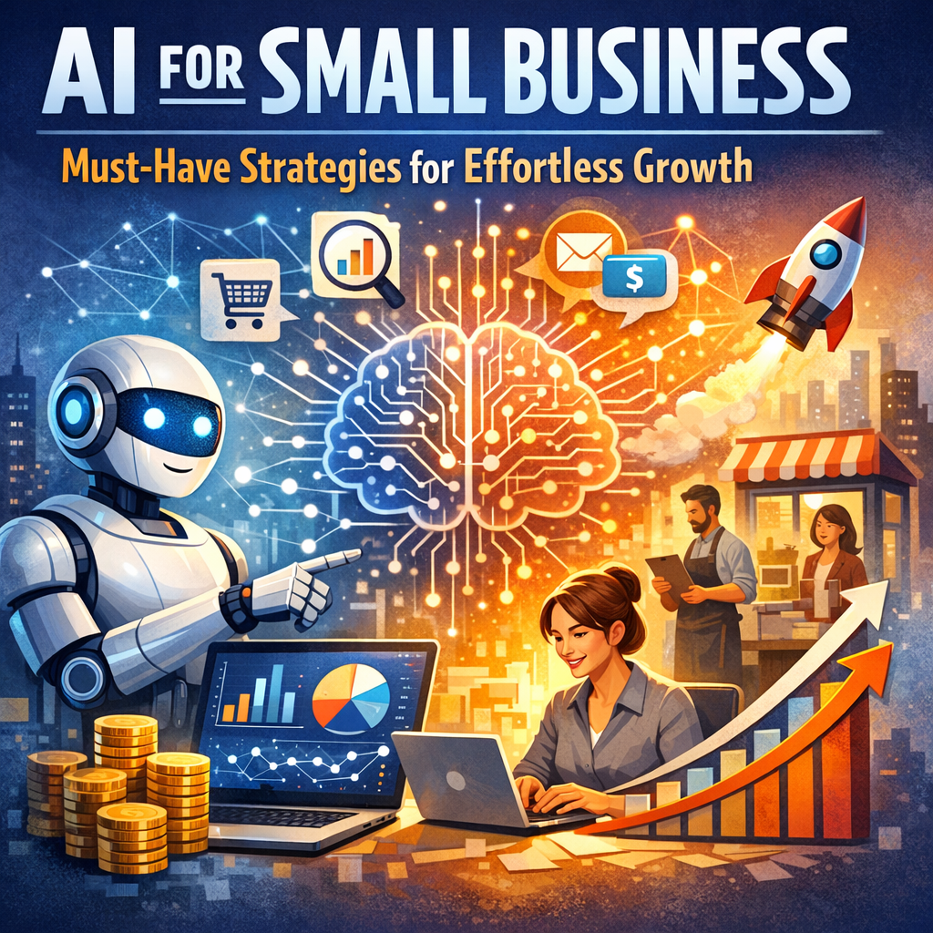 Illustration of AI for Small Business: Must-Have Strategies for Effortless Growth