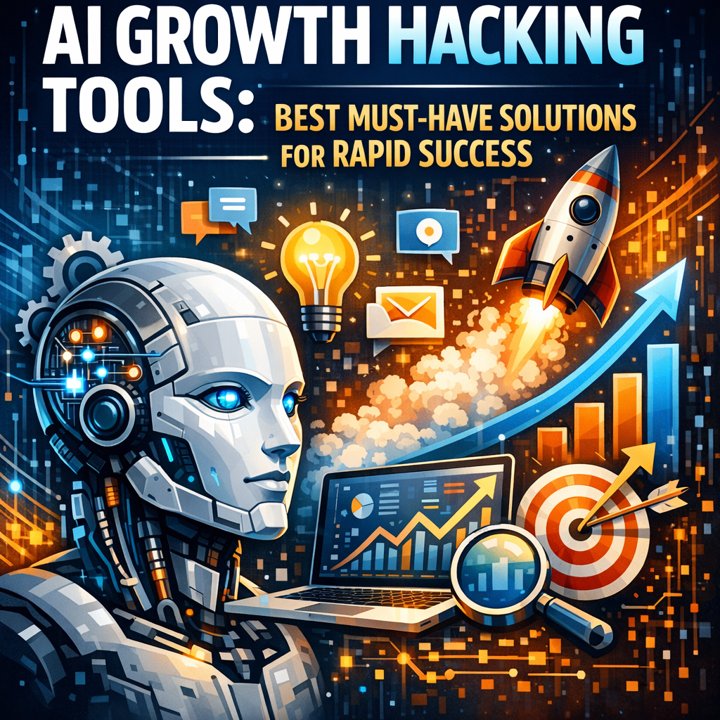 Illustration of AI Growth Hacking Tools: Best Must-Have Solutions for Rapid Success
