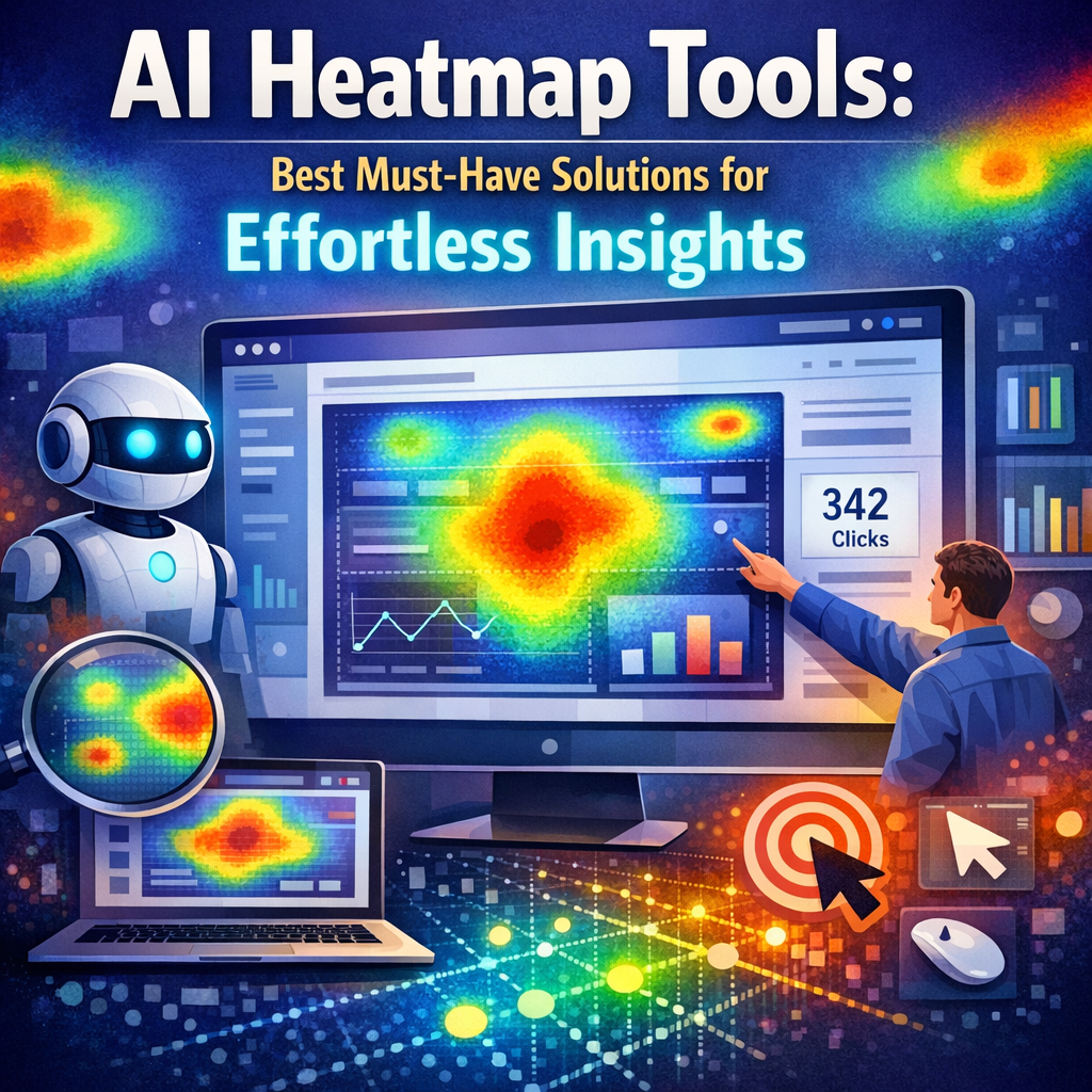 Illustration of AI Heatmap Tools: Best Must-Have Solutions for Effortless Insights