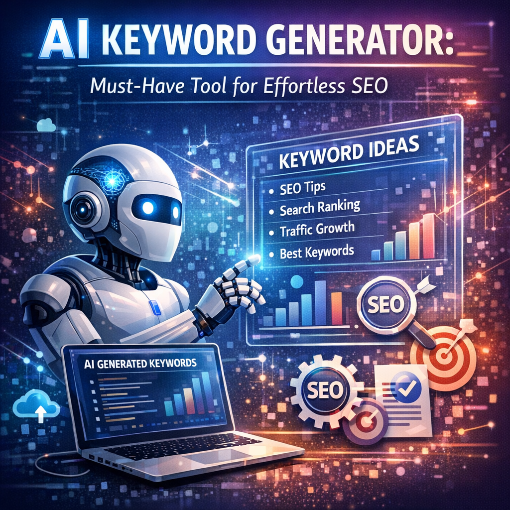 Illustration of AI Keyword Generator: Must-Have Tool for Effortless SEO