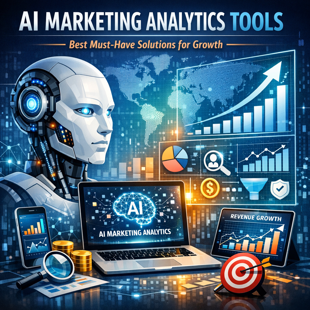 Illustration of AI Marketing Analytics Tools: Best Must-Have Solutions for Growth