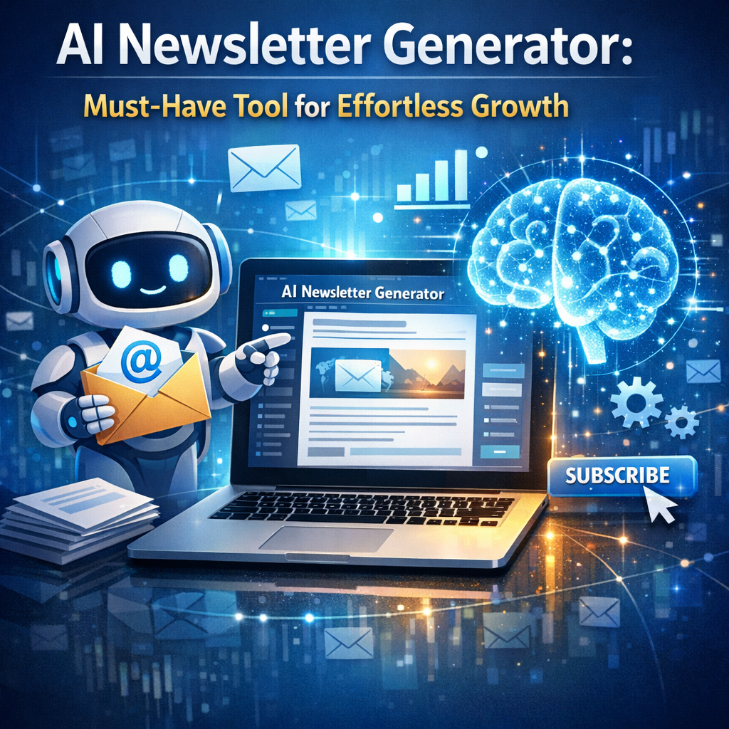 Illustration of AI Newsletter Generator: Must-Have Tool for Effortless Growth