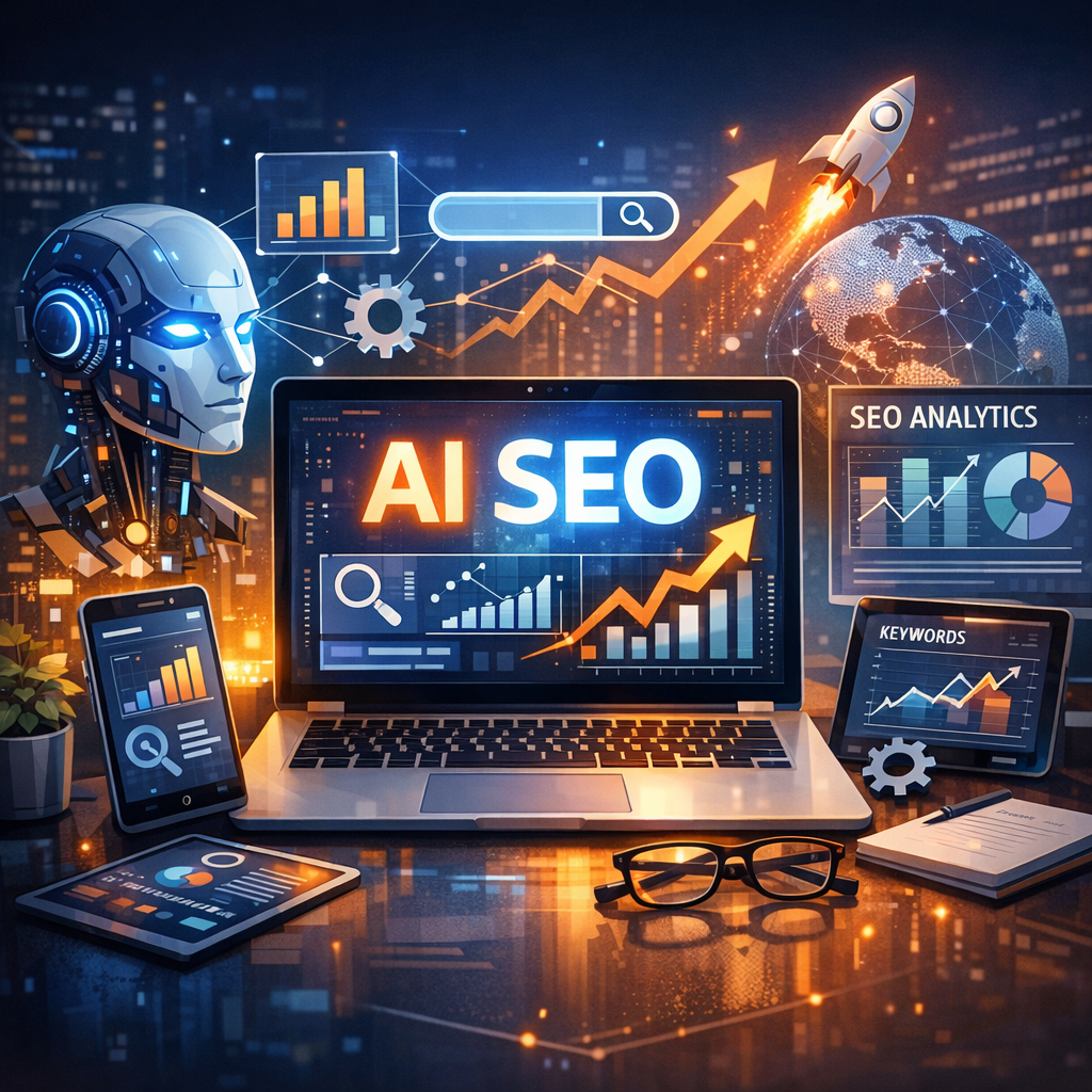 Illustration of AI SEO Optimization Tools: Best Must-Have Picks for Growth