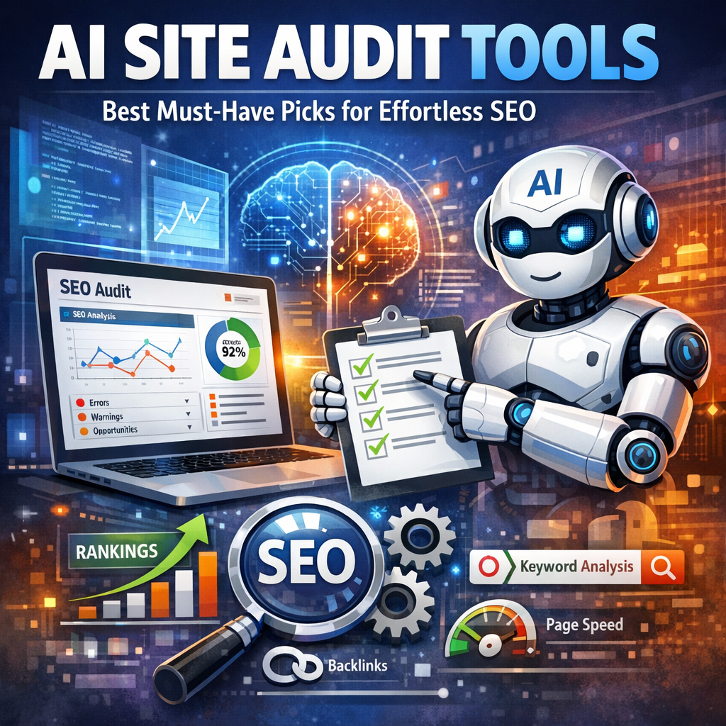 Illustration of AI Site Audit Tools: Best Must-Have Picks for Effortless SEO