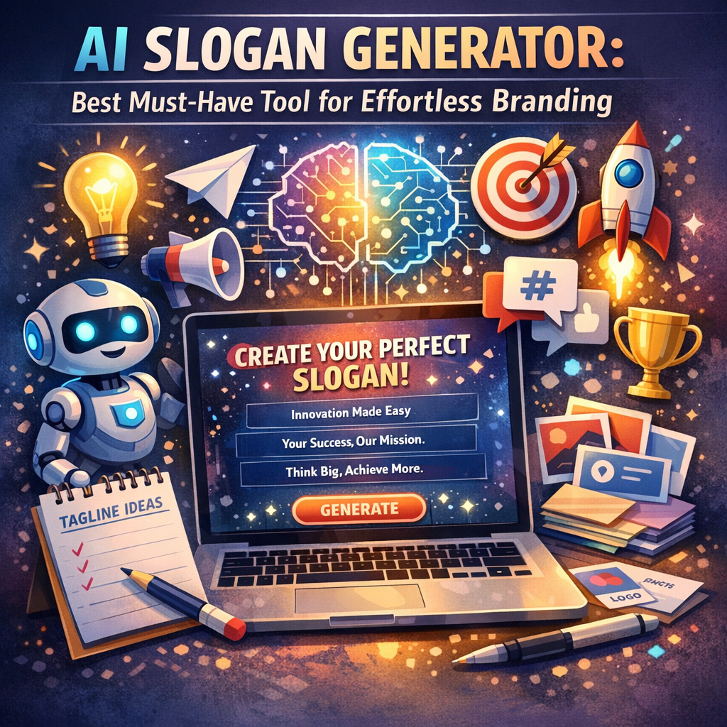Illustration of AI Slogan Generator: Best Must-Have Tool for Effortless Branding