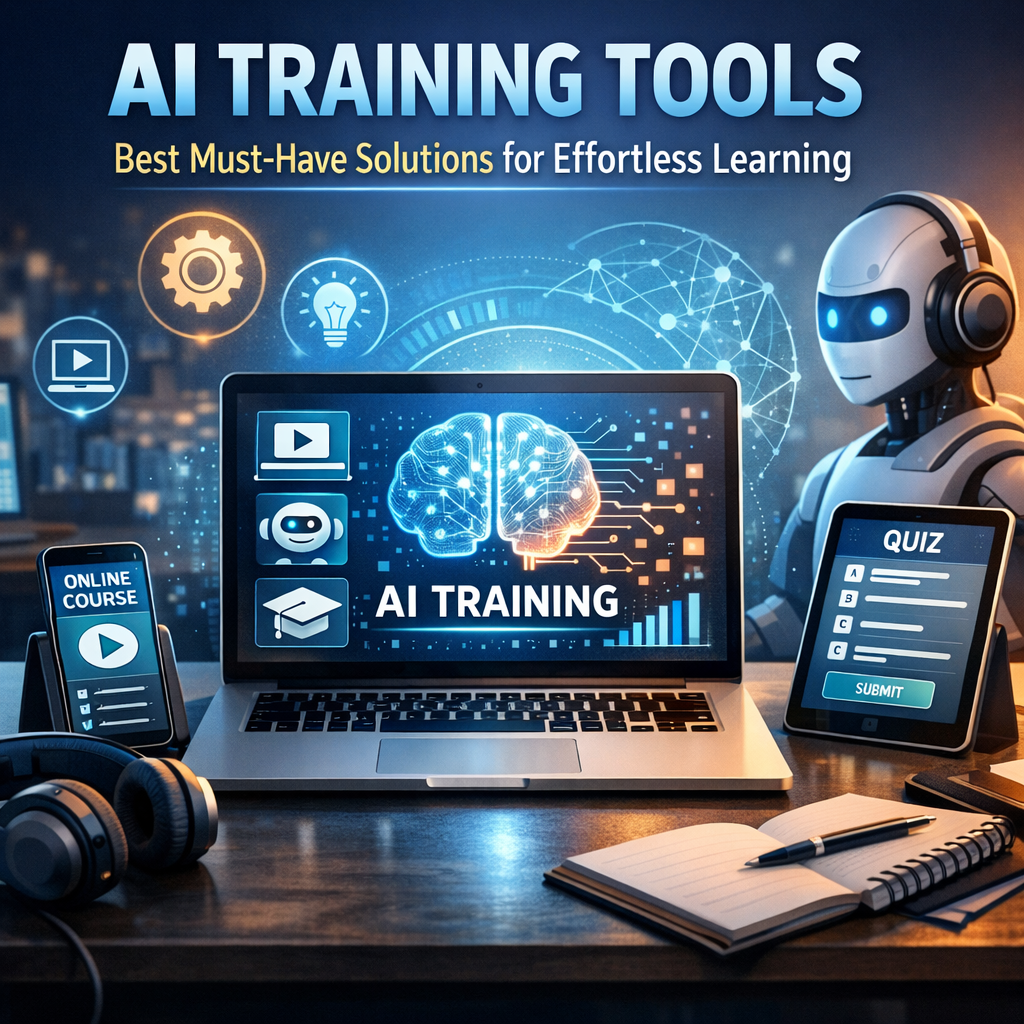 Illustration of AI Training Tools: Best Must-Have Solutions for Effortless Learning