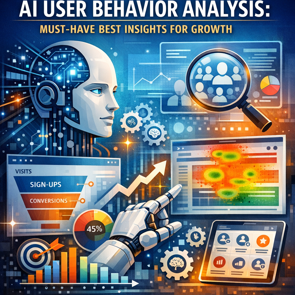 Illustration of AI User Behavior Analysis: Must-Have Best Insights for Growth