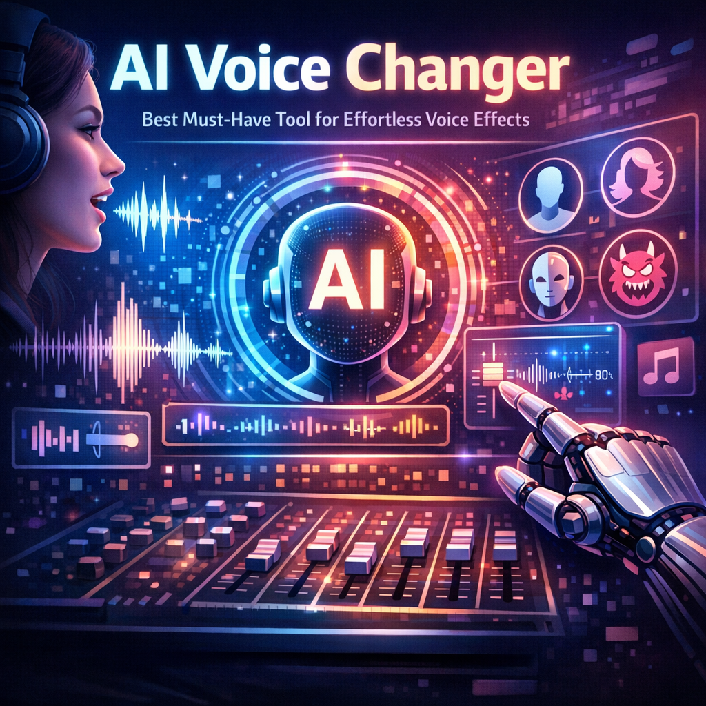 Illustration of AI Voice Changer: Best Must-Have Tool for Effortless Voice Effects