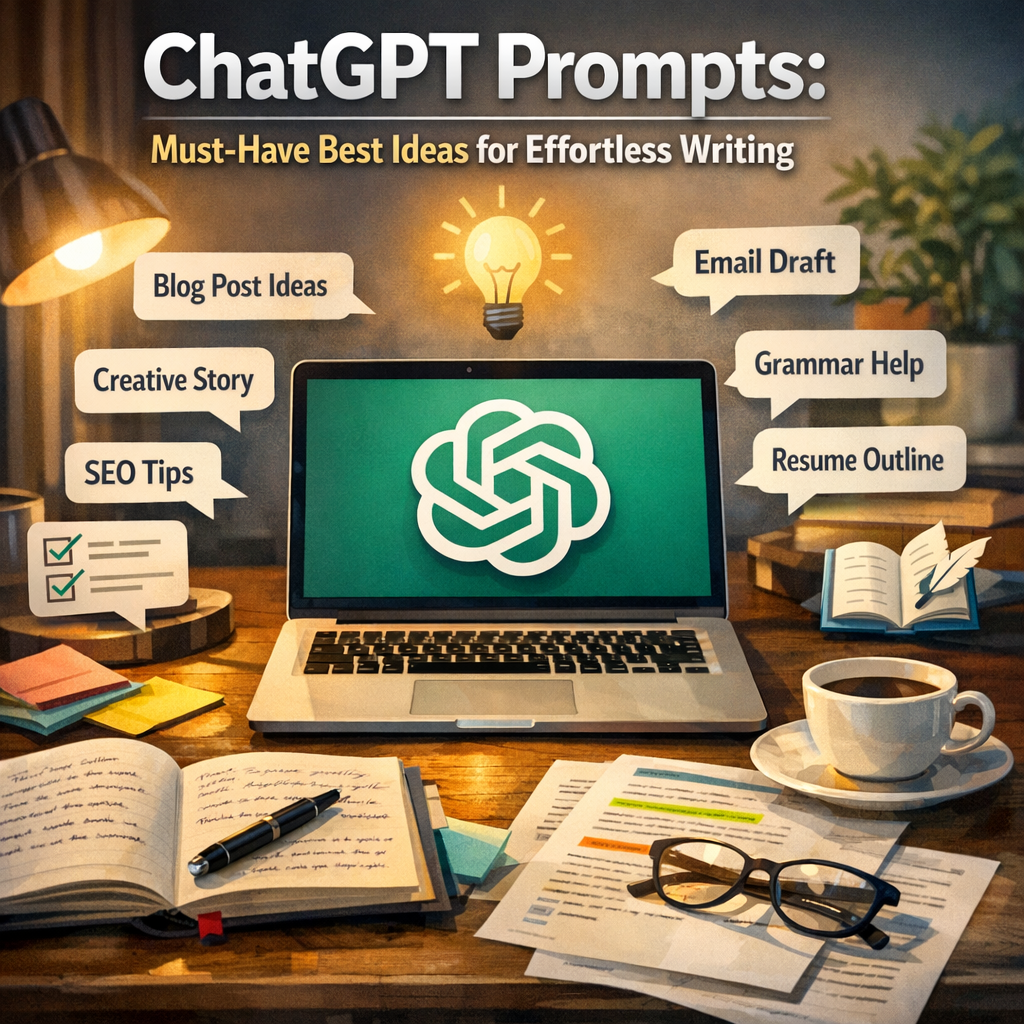 Illustration of ChatGPT Prompts: Must-Have Best Ideas for Effortless Writing
